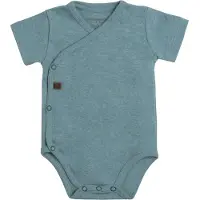 Babys Only Rompertje Melange stonegreen - 44