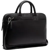 The Chesterfield Brand Tilbury Koffer Leer 39 cm Laptop compartiment zwart