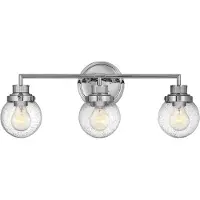Quintiesse Wandlamp Poppy, dimbaar, chroom / zilver, Badkamer, metaal, Wandlamp