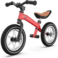 Vrooomy BMW Loopfiets voor Kinderen 3 tot 6 jaar – Officieel Gelicentieerd met Verstelbaar Zitje – Stabiele Loopfiets met 3 Wielen & Comfortabel Zitje – Rood