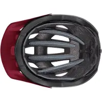 One Trail Pro fiethelm, verstelbaar, bordeaux/zwart, maat 58-61 cm (L)