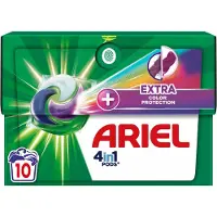 Ariel 4in1 Wasmiddel Pods Vezelbescherming 10 Stuks