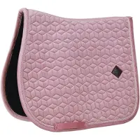 Kentucky Horsewear Horsewear - Zadeldoek velvet jumping oud roze cob
