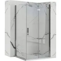 REA Douchecabine Molier Chrom, 90x90 cm
