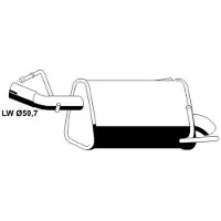 VEGAZ OS-623ERNS Einddemper