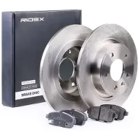 RIDEX 3405B0215 Remschijven en blokken