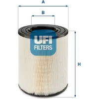 Ufi 27.A72.00 Luchtfilter