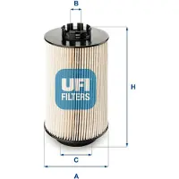 Ufi 26.011.00 Brandstoffilter