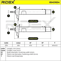RIDEX 854S1654 Schokdemper