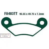 EBC Brakes FA483TT Remblokken