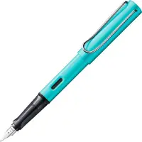Lamy AL-star turmaline vulpen | Aluminium behuizing | Ergonomische grip | Stalen penpunt EF | Inclusief T 10 blauwe inkt