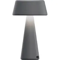 Extreme Lounging - b-lamp - decoratieve tafellamp oplaadbaar - binnen & buiten - draadloos en dimbaar - 20x12cm - smoke grey