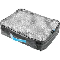 Cocoon - Opbergtassen - Packing Cube Laminated Net Top Grey/Black voor Unisex - Maat XL - Grijs