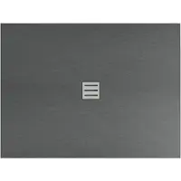 Alvoro Rock Douchebak 80x80cm Acryl Met Antislipstructuur - Mat Antraciet - Acryl - Douche, Douchebakken - 5404024117808