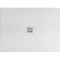 Alvoro Rock Douchebak 90x90cm Acryl Met Antislipstructuur - Mat Wit - Acryl - Douche, Douchebakken - 5404024117839