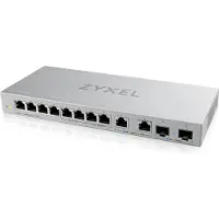Zyxel XGS1010-12 Unmanaged Switch 8x 1G Ethernet, 2x 2,5G Ethernet, 2x 10G SFP+