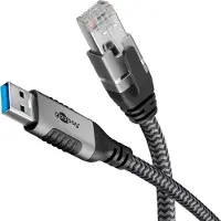 Goobay Ethernetkabel USB-A 3.0 naar RJ45, 1 m