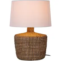 Lucide AMBALA - Tafellamp - Ø 35 cm - 1xE27 - Naturel - Premium