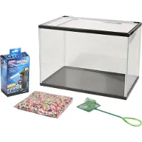 Flamingo Aquarium Lollipop – 16 L – complete aquariumset met filter, grind & afdekglas – kunststof – aquarium voor zoetwater