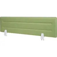 MCW Bureau scheidingswand -G76, kantoor privacy scherm bureau pin board, geluidsisolatie stof / textiel met reliëf ~ 100x30cm groen