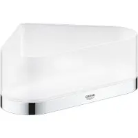 GROHE Selection hoek douchetray met houder - chroom - 41038000