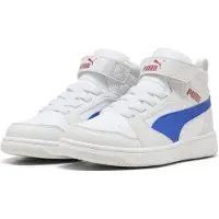 Puma Rebound v6 Mid Sneakers wit Imitatieleer Maat 30