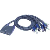 Aten CS64US KVM-switch 4 poorten VGA USB 2048 x 1536 Pixel