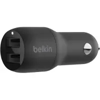 Belkin Chargeur de Voiture avec 2 Ports USB 12 W