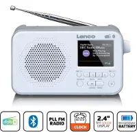 Usorteret PDR-036WH DAB+ FM-radio met Bluetooth