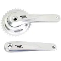 Sunrace Crankstel - 170mm - 33T - Aluminium - Zilver - Stadsfiets