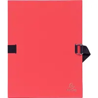 Exacompta documentenmap met uitrekbare rug A4 rood (10 stuks)
