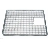 Ubbink Afdekrooster metaal rh l69.5b34cm