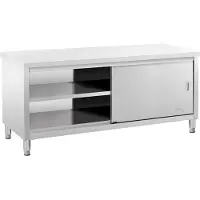 Royal Catering RVS werkkast - ECO - 200 x 60 cm - 600 kg -