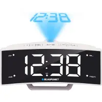 Blaupunkt - Wekker met tijdprojectie (USB-oplaadstation, digitale FM, alarm, snooze-functie)