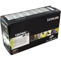 Lexmark Toner 12A7405 Zwart