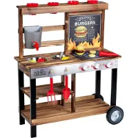 KleinToys Klein Barbeque Country Houten Speelset