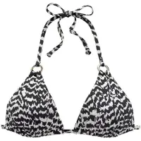 LASCANA Bikinitop zwart / wit