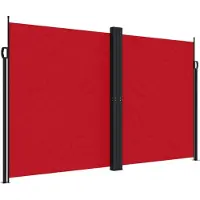 vidaXL Windscherm uittrekbaar 200x600 cm rood