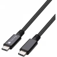 Techly ICOC MUSB40-CMCM08 USB 4.0 USB-C naar USB-C Thunderbolt 4 PD M/M 80cm Kabel