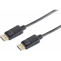 S-Impuls DisplayPort kabel met DP_PWR - versie 1.2 (4K 60Hz) / zwart - 5 meter