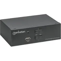 Manhattan 153546 KVM-schakelaar 2/1 DisplayPort USB