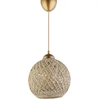 Opviq Verlichting - Kroonluchter Luna - Zilver Plastic - Afmetingen 22x22x54cm
