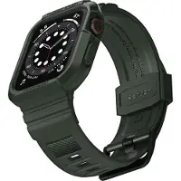 Spigen Rugged Armor Pro case voor de Apple Watch 44 mm / 45 mm - Groen