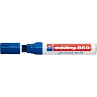 Edding 850 permanent marker, wigvormige punt 5-16 mm, blauw, 5 stuks