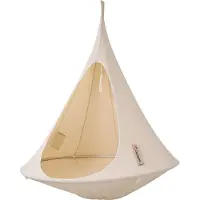 VIVERE Cacoon Single Hangstoel - Natural White