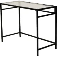 Skye Decor Bureau Killimara | glas zwart 100x45x75 cm bureaus | NADUVI