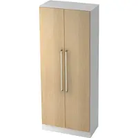Hjh OFFICE PRO SIGNA G 7100 CE - Hoogte van de map | 5 OH Wit/Eiken Kast Chrome metaal handgreep