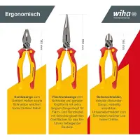 Wiha 38637 Tangenset 3-delig