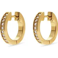Jette - 89193473 - Oorbellen - Dames - 925 Zilver - geel verguld gepolijst met Zirkonia
