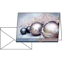 Sigel Exquisite Kerstkaart 16,2 x 11,4 cm Goud 25 Stuks